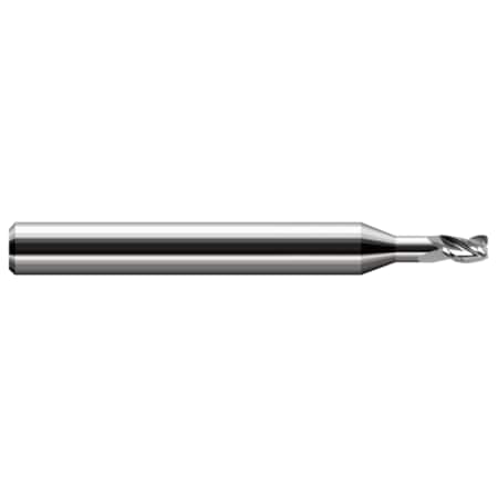 Harvey Tool Miniature End Mill - 3 Flute - Corner Radius, 0.1250" (1/8) 827108